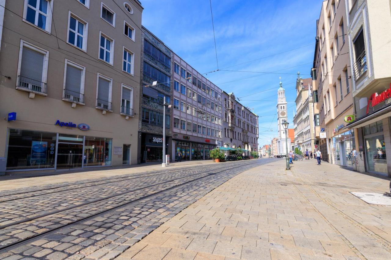 Global Living - Design Apartment I Rathausplatz I Kitchen I Augsburg Exterior foto