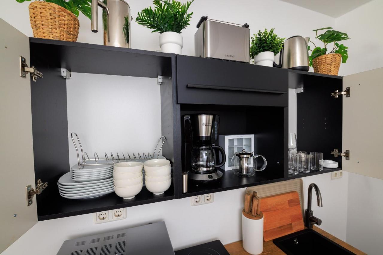Global Living - Design Apartment I Rathausplatz I Kitchen I Augsburg Exterior foto